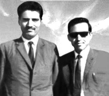 Amanullah Khan with Mohammad Maqbool Butt.