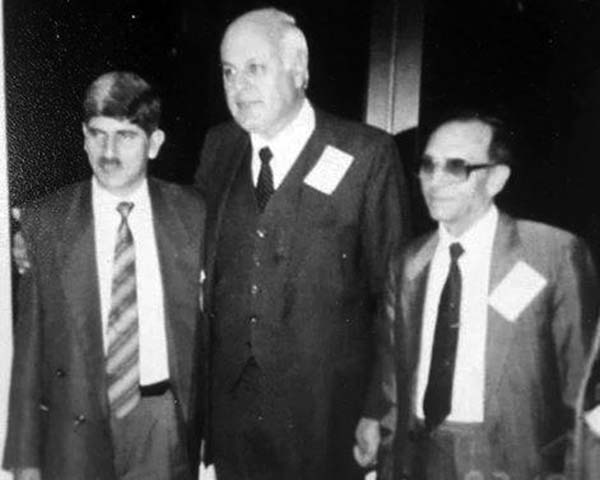 Amanullah Khan with Dr Farooq Abdullah.