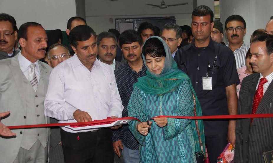 CM Mehbooba Mufti in Srinagar civil secretariat on May 09, 2016