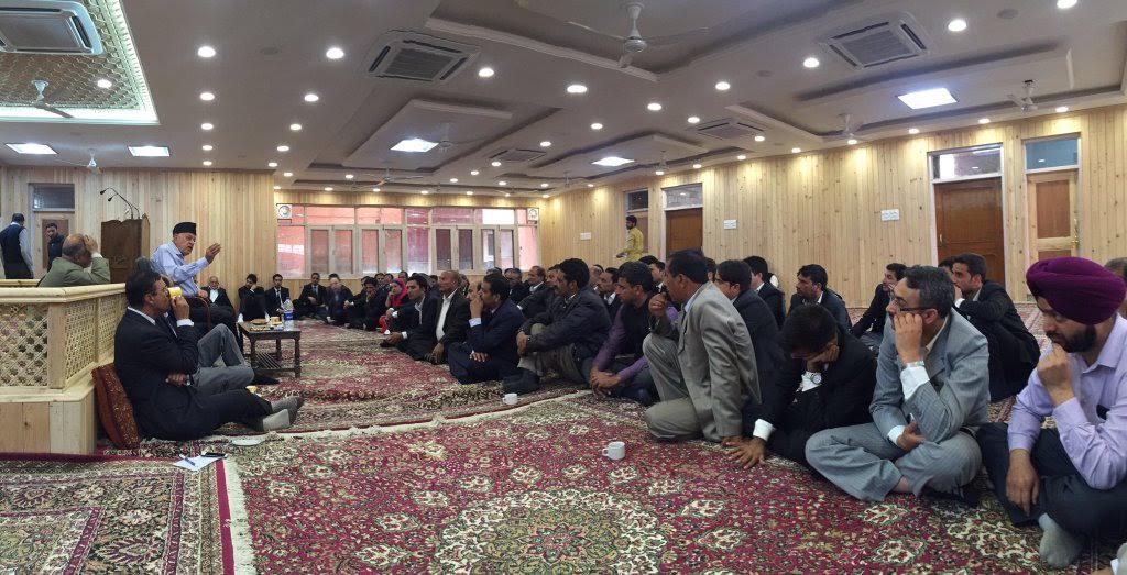Dr Farooq Abdullah addressing NC Legal Cell on May 14, 2016