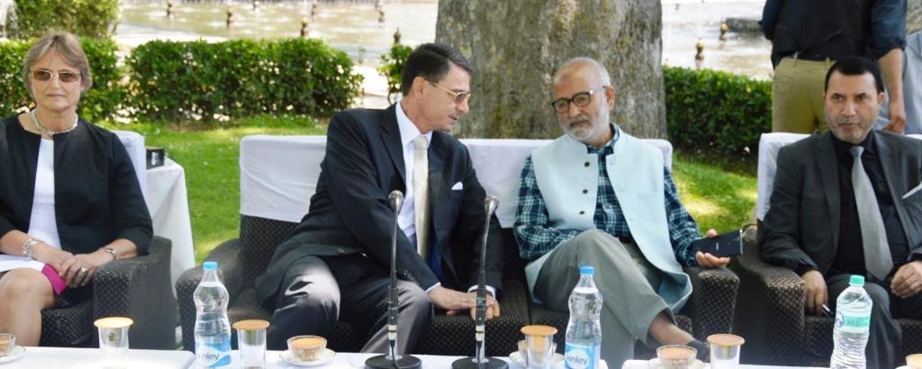 German Ambassador in Srinagar on May 02, 2016
