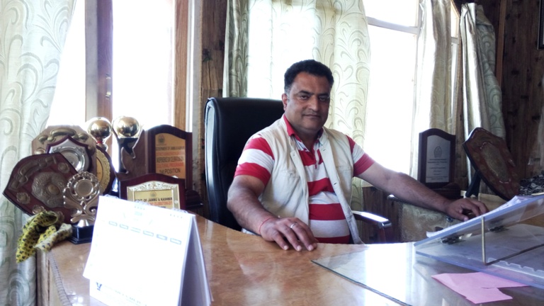 Sanjay Verma in his office. 