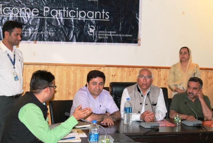 J&K EDI Entrepreneurs Feedback Meet on May 12, 2016