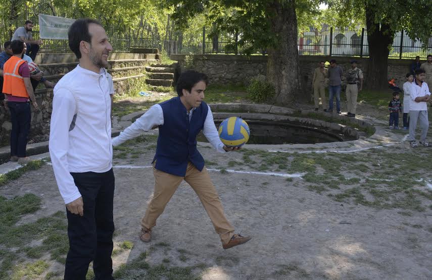 NC's Tanvir Sadiq inaugurated the Volleyball championship held in memory of late Yasir Shirazi.
