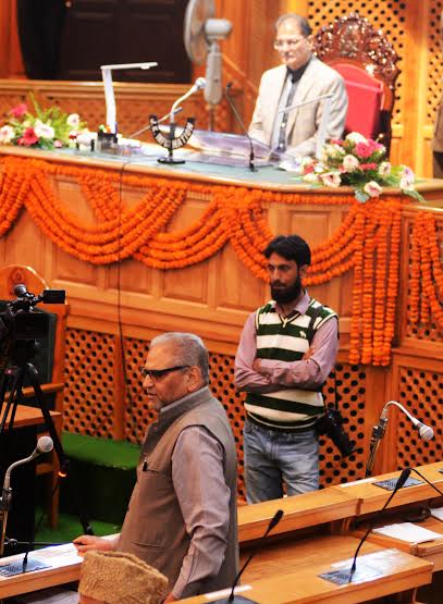 National Conferene lawmaker, Mohammad Shafi Urvi: (KL Image: Bilal Bahadur)