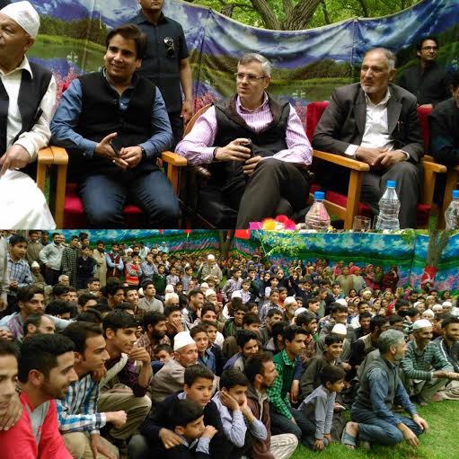 Omar Abdullah in Beerwah on May 03, 2016 1
