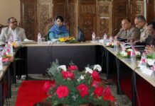 UHQ Meeting: Safety of People Prime Concern, says CM Mehbooba