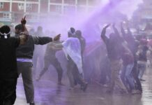 Vendors Face Batons on Srinagar Roads