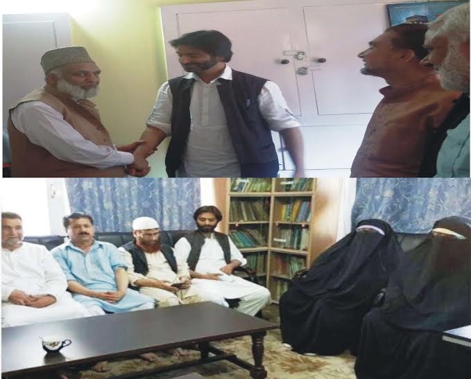 Yasin Malik with Bhat and Asiya