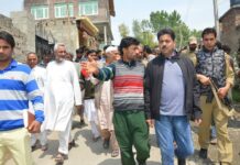 Zahoor Mir for Encroachment Free Irrigation Canals in Pampore