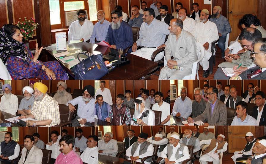 Trade bodies met CM Ms Mehbooba Mufti on Sunday.