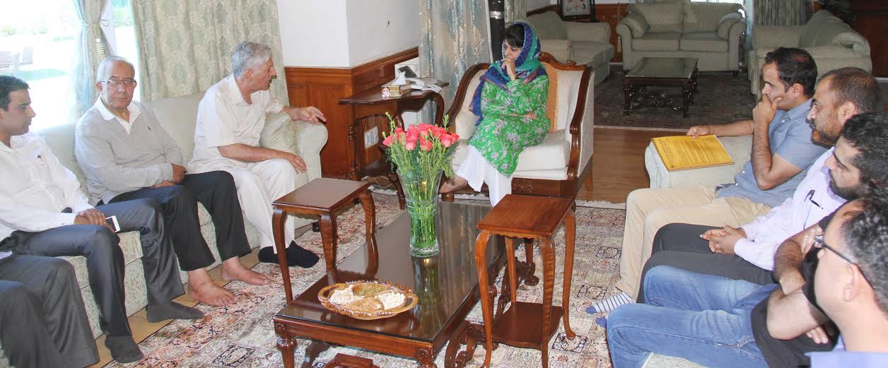 Noted child specialist, Dr Altaf Hussain led CFSK met CM on Sunday.