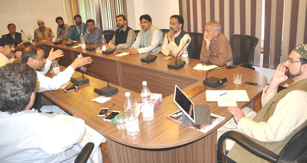 Joint meeting of Executive Council, General Council and Working Committee of Hurriyat (m) on June 02, 2016