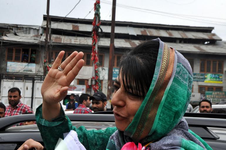 Ms Mehbooba Mufti in Islamabad on June 11, 2016