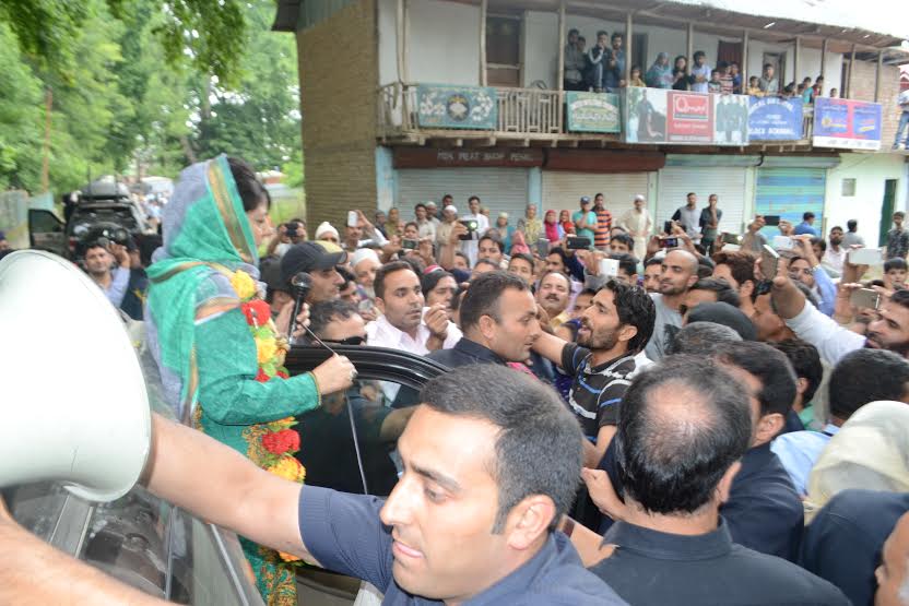 Ms Mehbooba Mufti in Islamabad