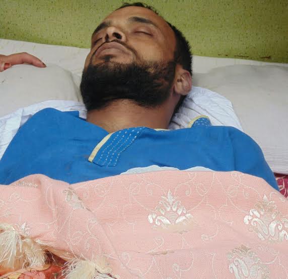 Riyaz Ahmad War was married just a month ago.