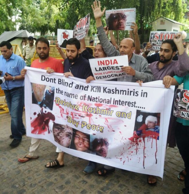 AIP Protest in Delhi on July 25, 2016