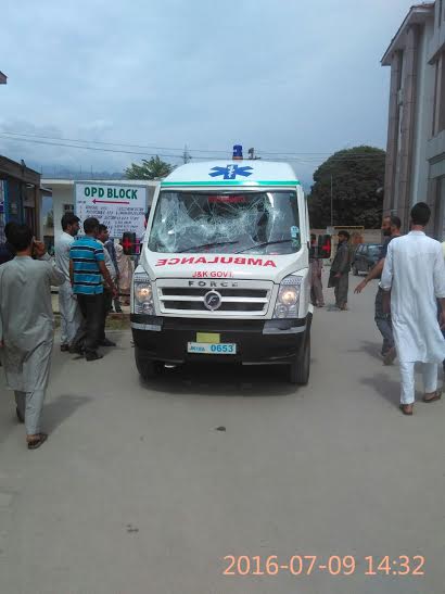 Ambulance at Pampore