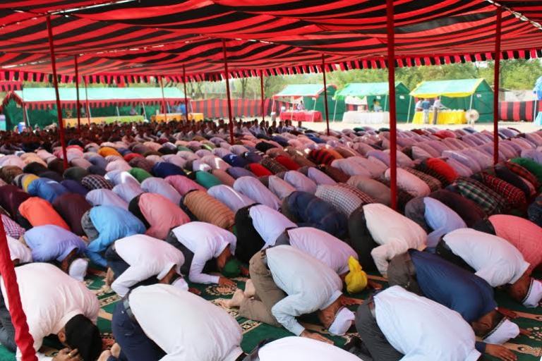 Army men in prayers at JAKLI