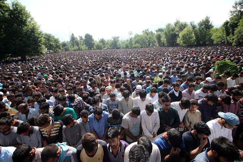 Burhan Funeral in Tral