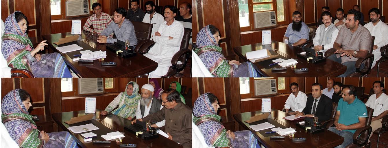 CM attending various delegations in Sgr