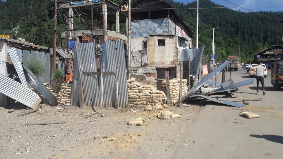 CRPF Camp Vandalized in Kupwara