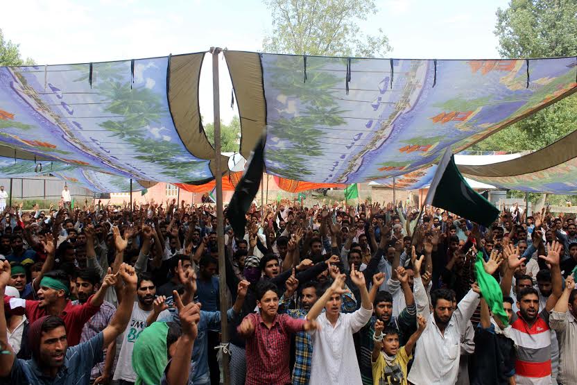 The public convention at Dupatyar Islamabad on July 31, 2016. (KL Image: Shah Hilal)