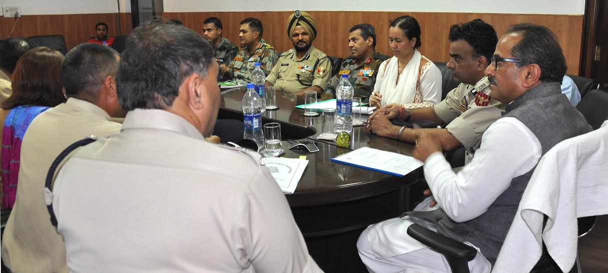 Dy CM Situation Meet in Jammu