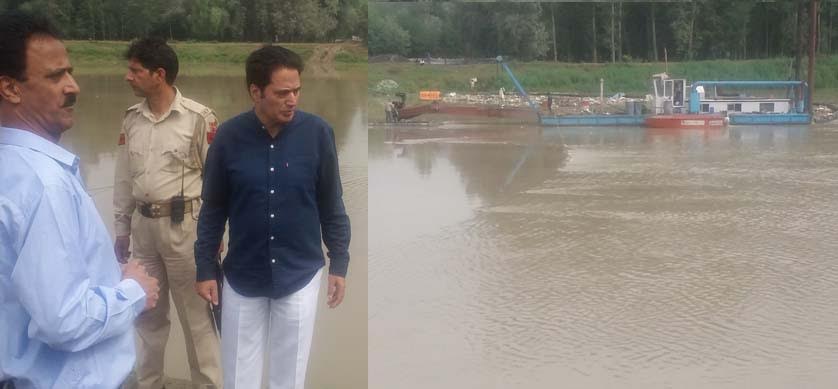 Farooq Andrabi Reviewing Jhelum Dregding