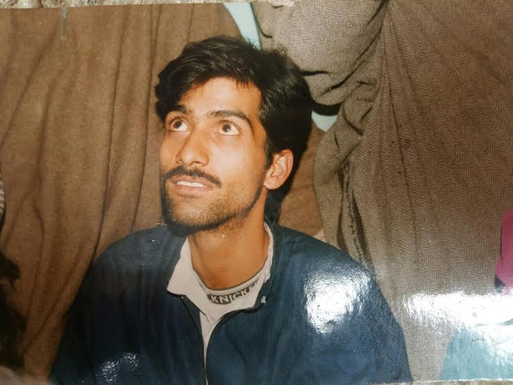 Fayaz Ahmad Rather in his youth. (KL Image from family archives)