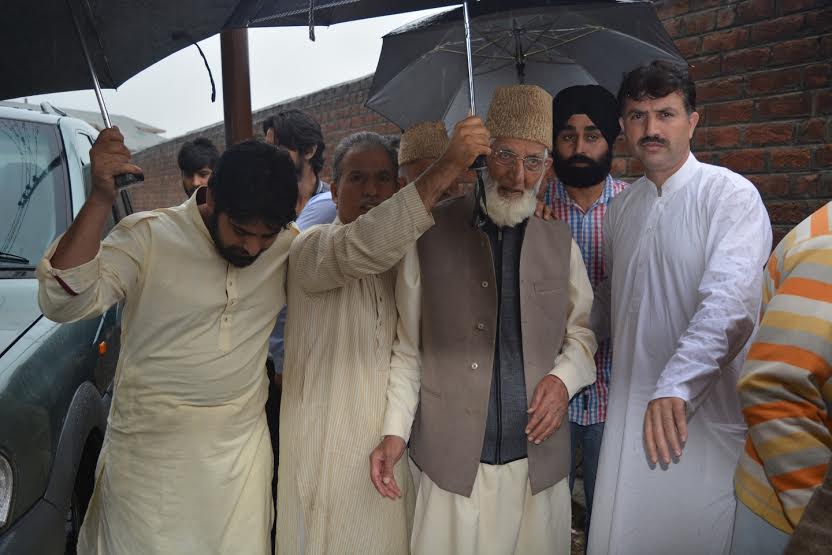 Hurriyat patriarch Syed Ali Geelani was arrested on Wednesday when he tried to march towards Kulgam.