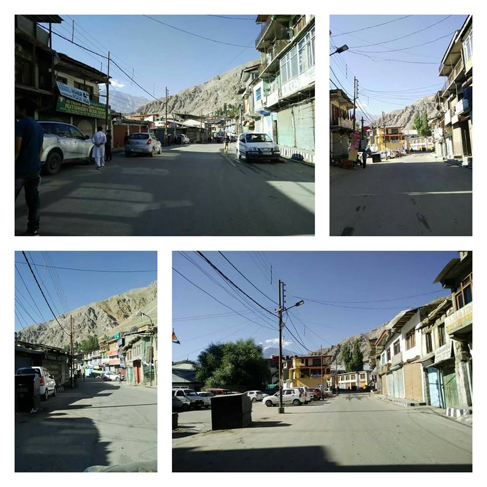 Kargil Observes Hartal