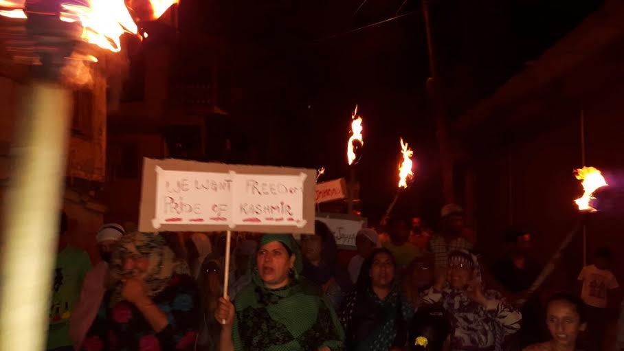 Mashaal Protests at Maisuma on July 24, 2016