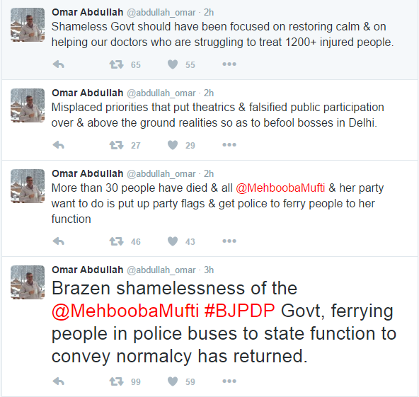 Omar Abdullah Tweet