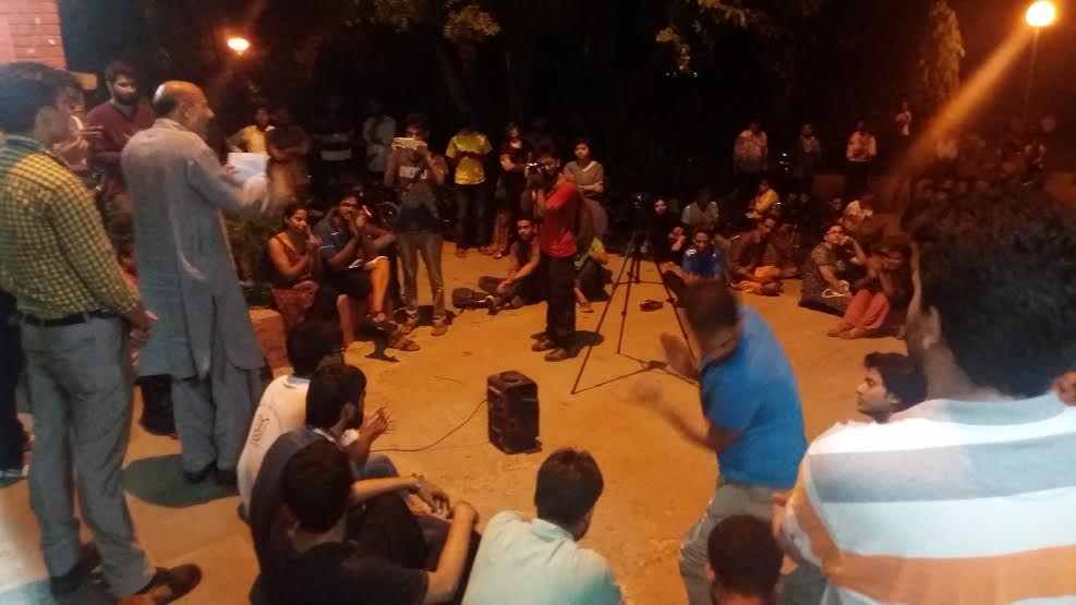 Rasheed at JNU on July 22, 2016