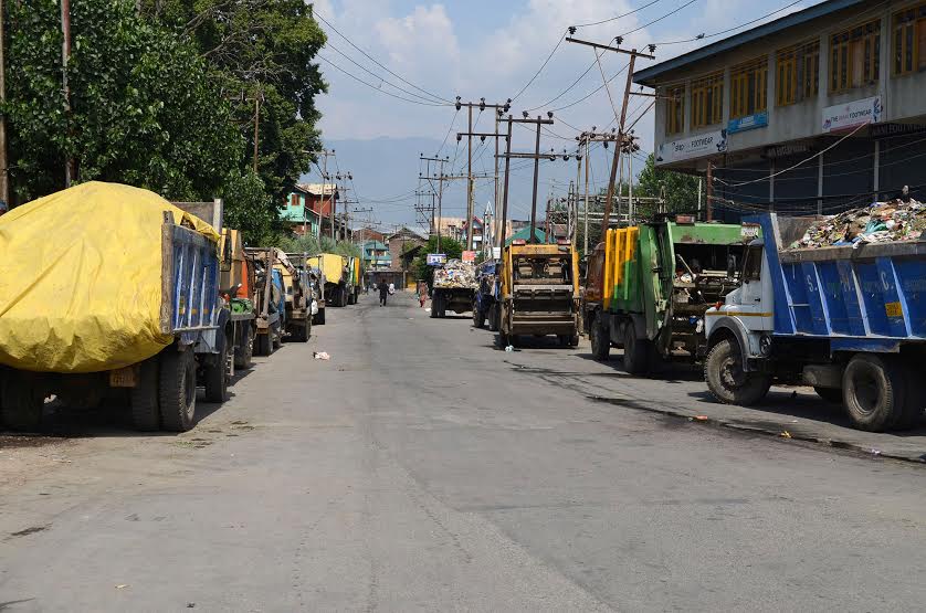 SMC Trucks of City waste