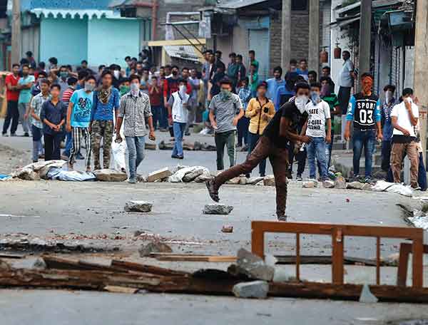 Protests amid clashes broke out in Kashmir after Burhan’s killing.
