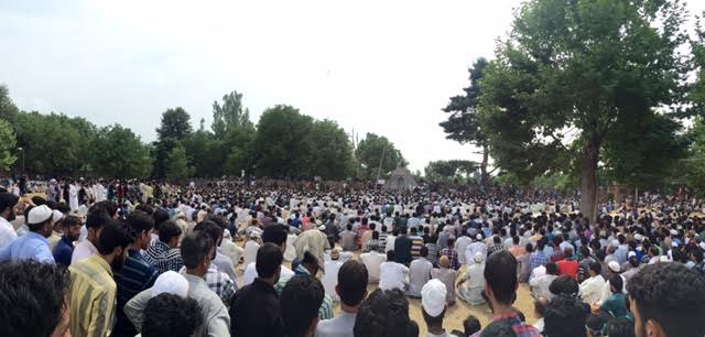 Tral Friday Prayers on July 15, 2016