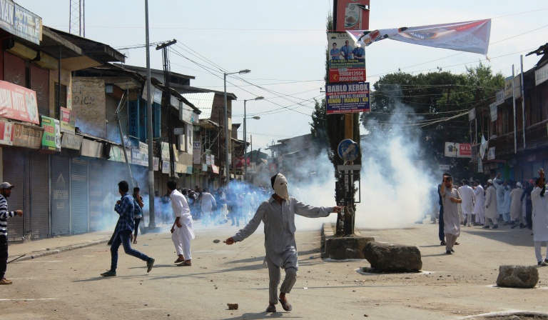 Protests after Eid Namaz in Sopore (KL Image)