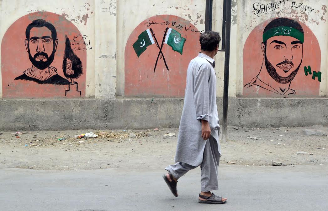A pro-Burhan graffiti in Chattabal