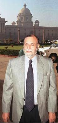 Senior IAS officer, Anil Baijal takes over as the new Union Home Secretary, arriving at his office in North Block, in New Delhi on Sunday, February 08, 2004.