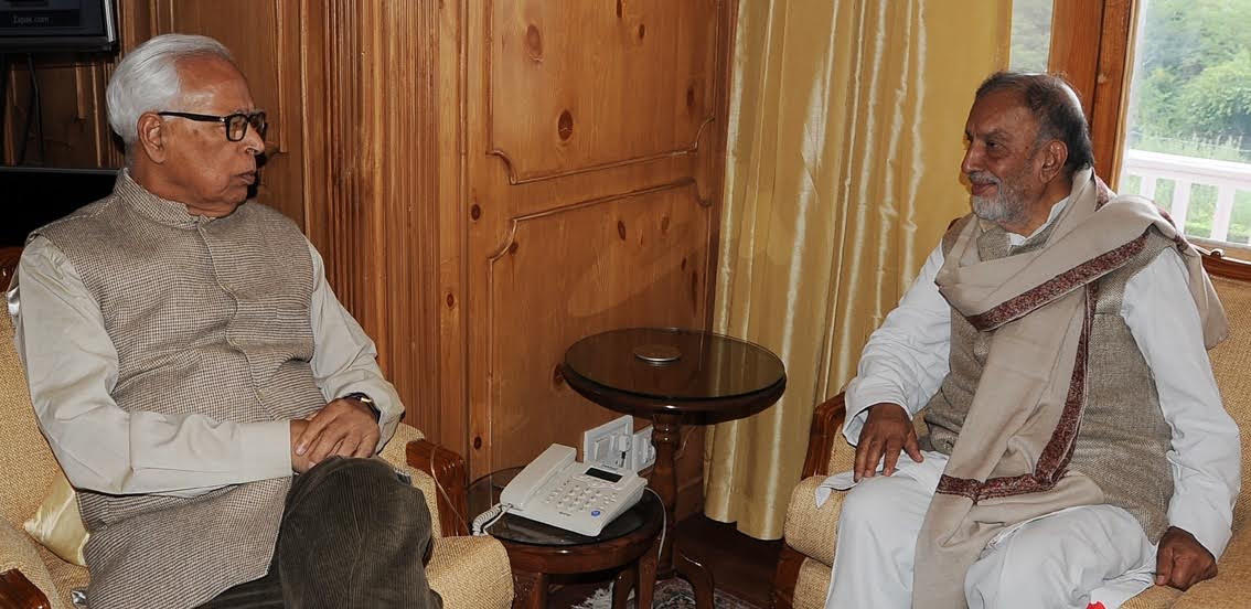 Bhim Singh with Vohra