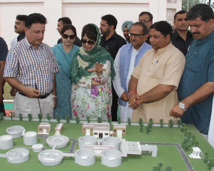CM Mehbooba Mufti in Jammu on August 22, 2016