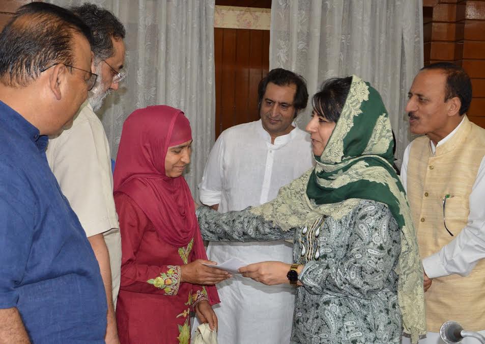 CM Ms Mehbooba Mufti
