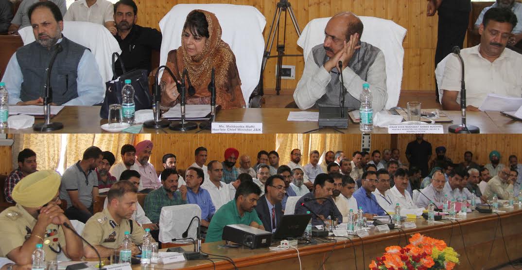 CM in Baramulla on August 01, 2016