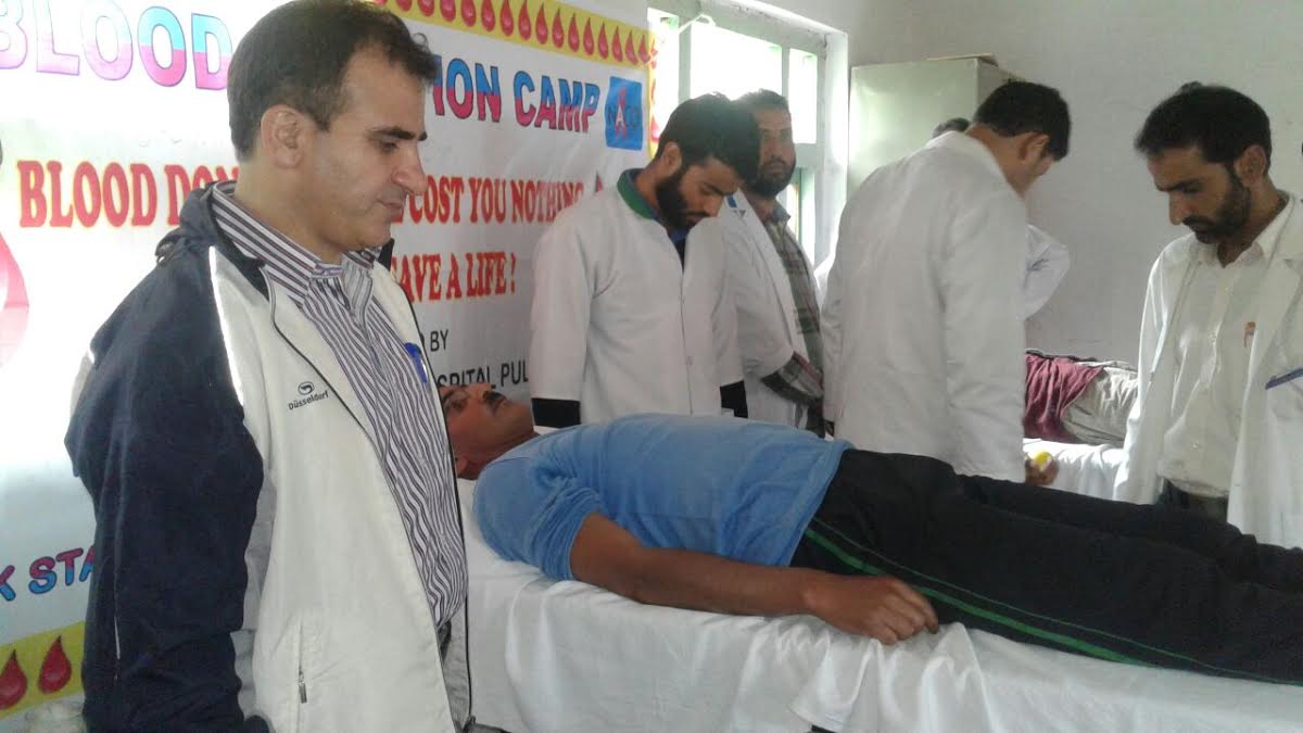 DHSK Blood Donation Pulwama Camp on Aug 29, 2016