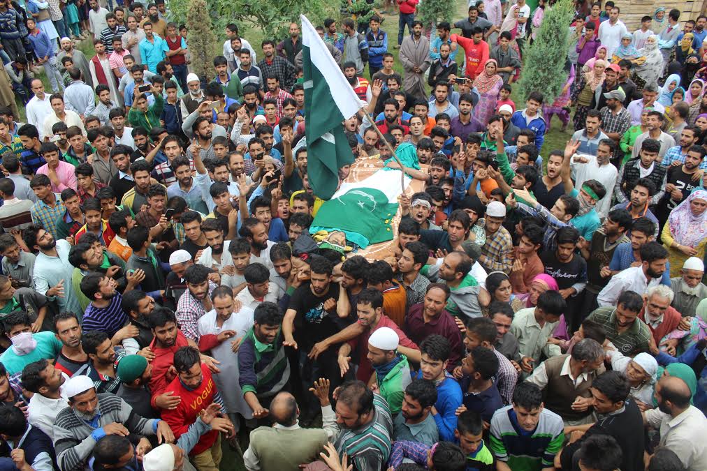 Danish Manzoor funeral at Ladoora by Abu Bakr