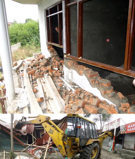 Demolition of illegal structures