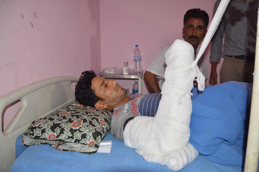 Gh Mohammad Sofi, the injured Ambulance Driver