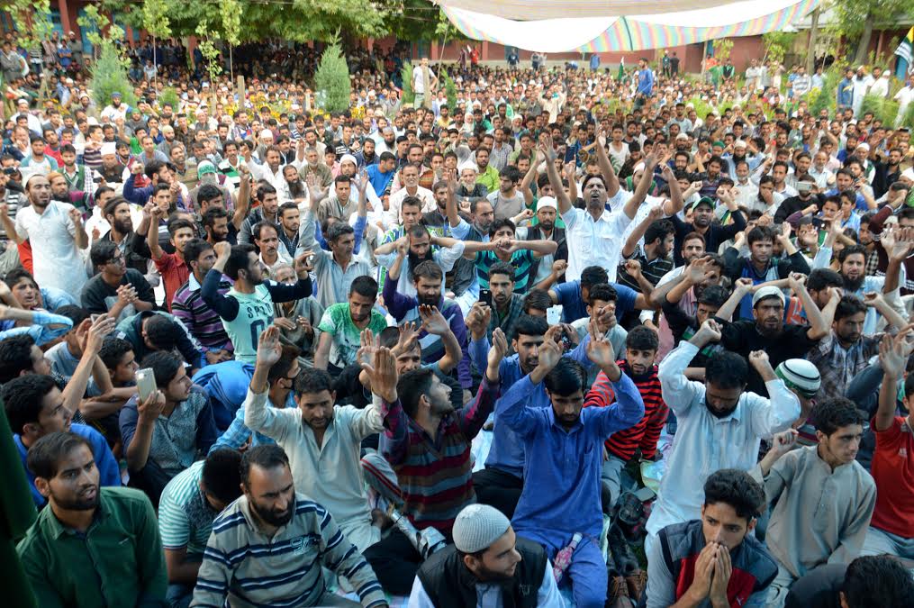 A massive pro-freedom rally was held at Kehribal Islamabad on August 25, 2016. (KL Image: Shah Hilal)